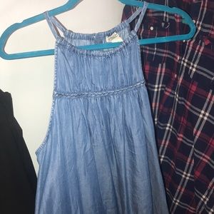 Blue tank top dress